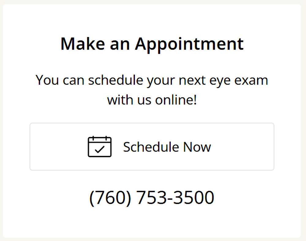 Make an Appointment with Haug Optometry Encinitas California